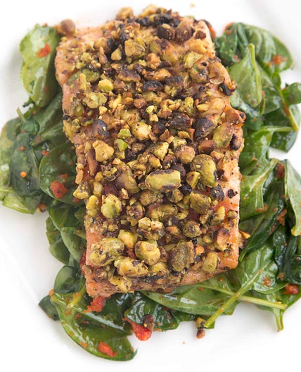 Pistachio Encrusted Salmon