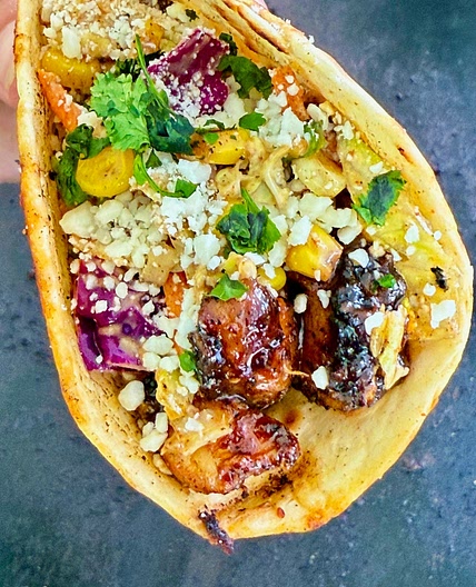 Blackstone BBQ Street Corn Tacos