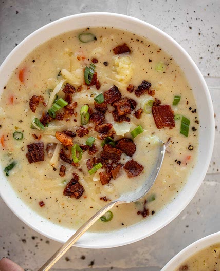Cheddar Cauliflower Chowder