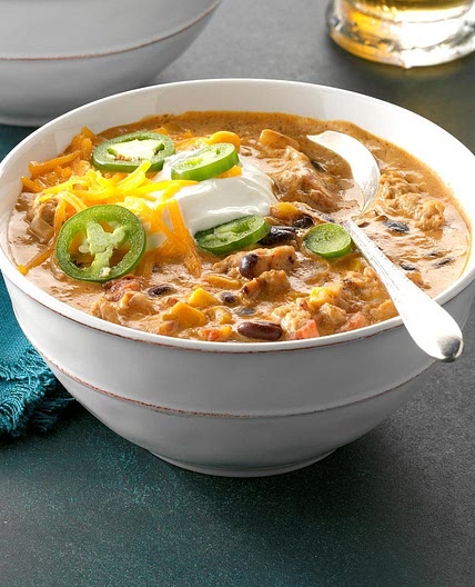 Pressure-Cooker Jalapeno Popper Chicken Chili