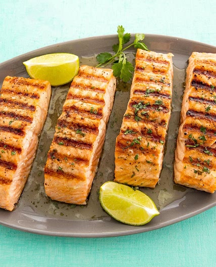 Cilantro Lime Grilled Salmon