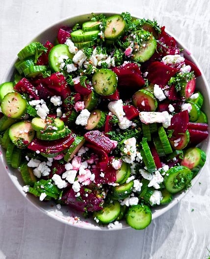 Cucumber Beet Salad