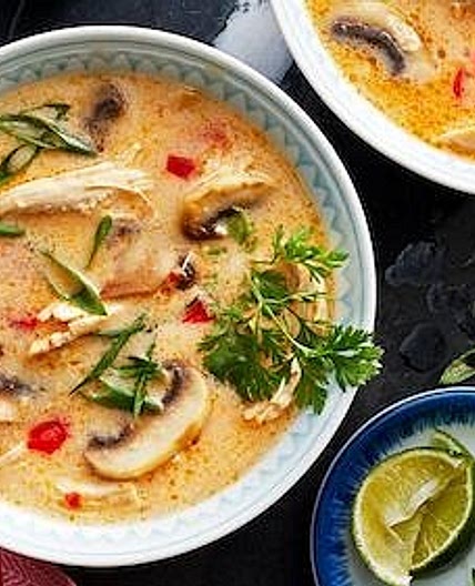 Soupe asiatique au poulet