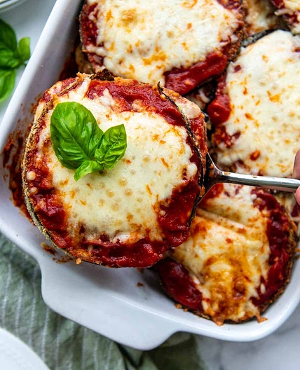Low Carb & Gluten-Free Eggplant Parmesan