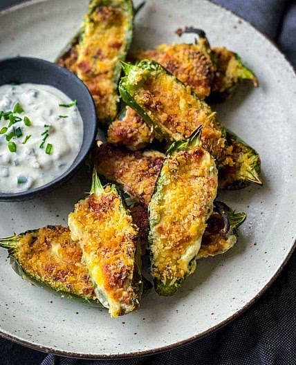 Air Fryer Jalapeno Poppers