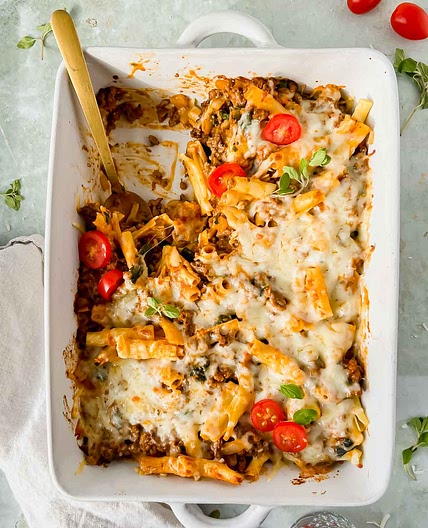 Healthy Baked Ziti