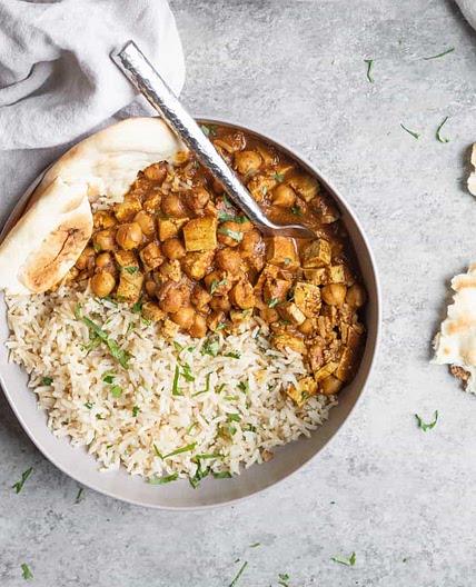 Slow Cooker Butter Chickpeas