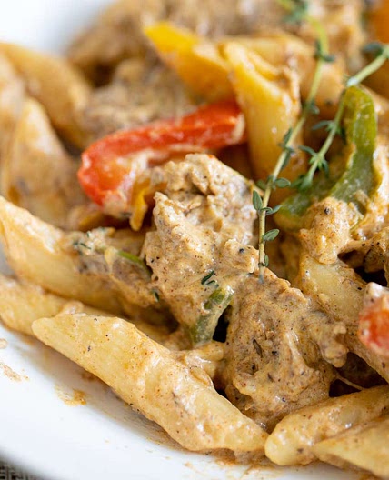 Rasta Pasta with Jerk Chicken