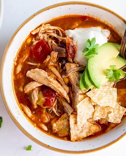 Instant Pot Chicken Tortilla Soup