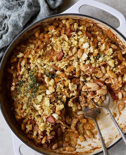Easy Chicken and Sausage Cassoulet