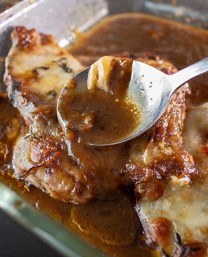 French Onion Smothered Pork Chops