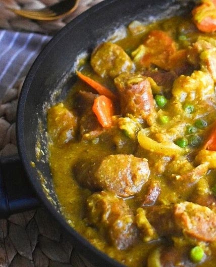 Curried Sausages