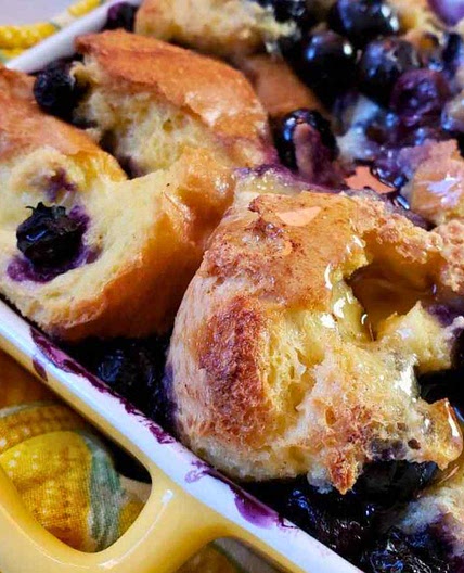 Mini Blueberry French Toast Casserole