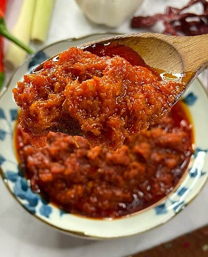 Sambal Chilli Recipe 参巴辣椒酱