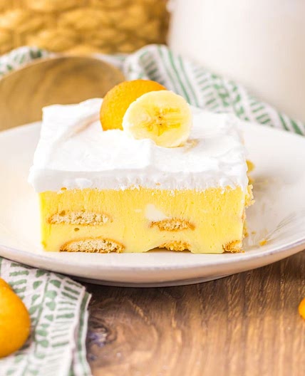 No-Bake Banana Pudding Cake