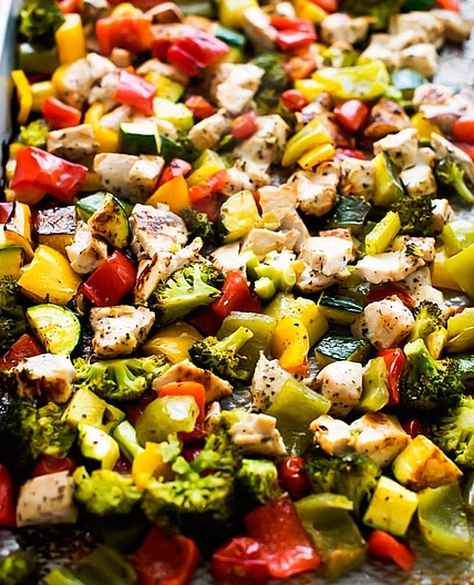 Oven Roasted Chicken and Veggies