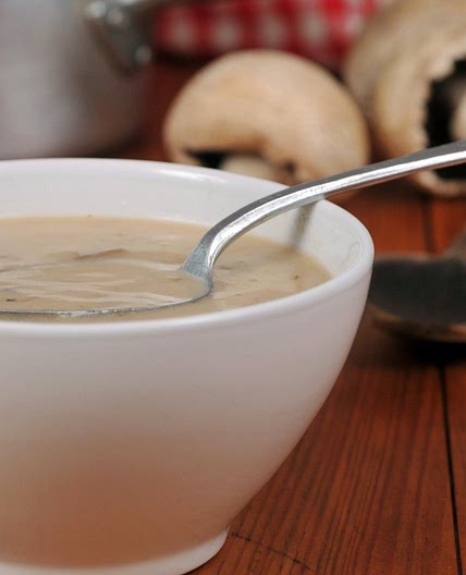 Velouté de champignons de Paris