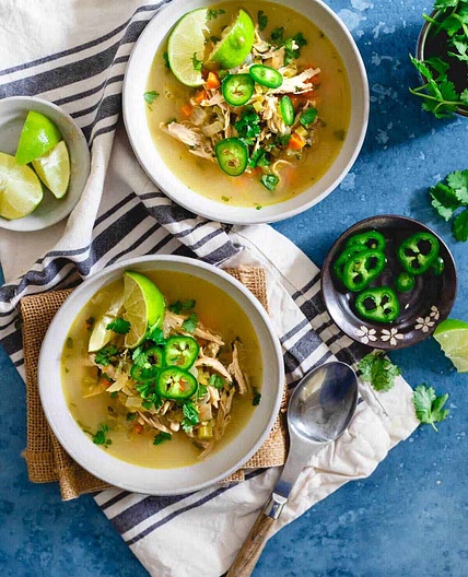 Spicy Chicken Lime Soup