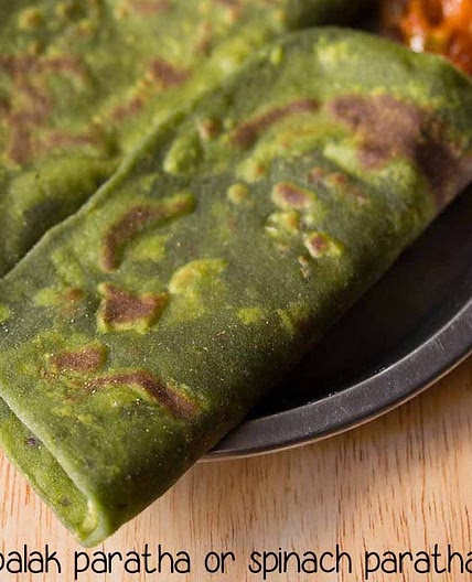 Palak Paratha Recipe (Indian Spinach Flatbread)