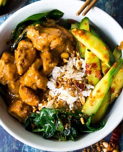 Instant Pot Peanut Chicken