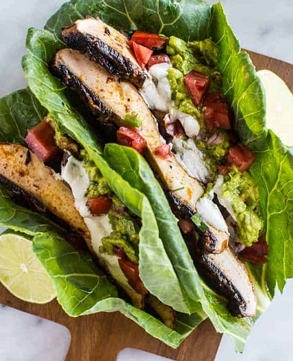 Harissa Portobello Mushroom "Tacos"