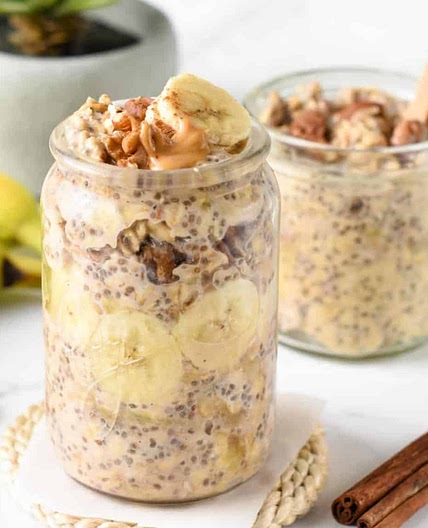 Banana Bread Overnight Oats