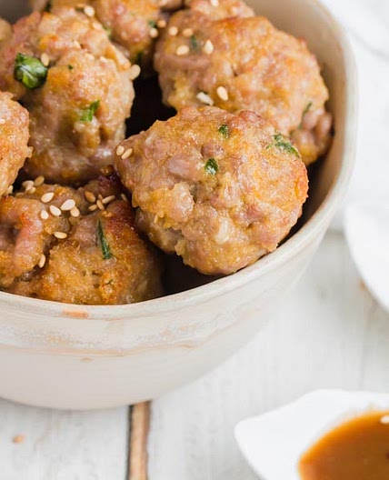 Keto Sesame Ginger Asian Meatballs