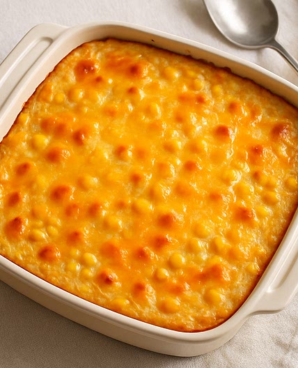 Cheddar Corn Casserole