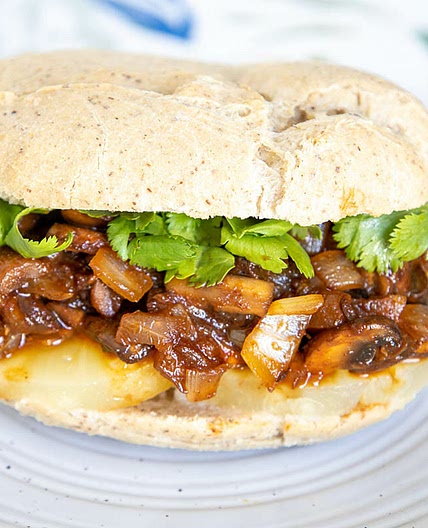 BBQ Mushroom Sandwich