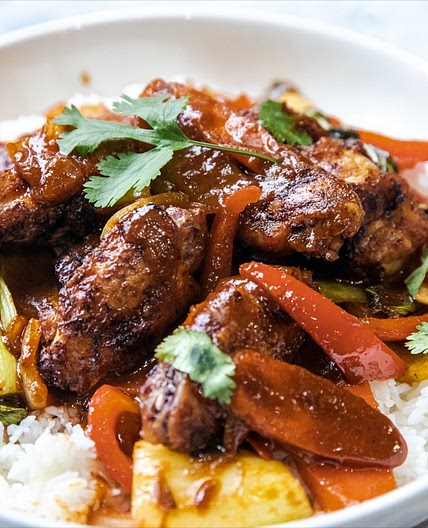 Grilled Thai Red Curry Chicken Wings