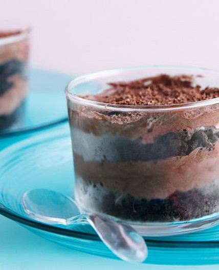 Frozen Chocolate-Mousse Trifles