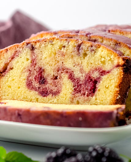 Blackberry Pound Cake Recipe
