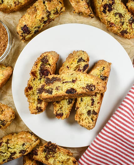 Cranberry Orange Biscotti