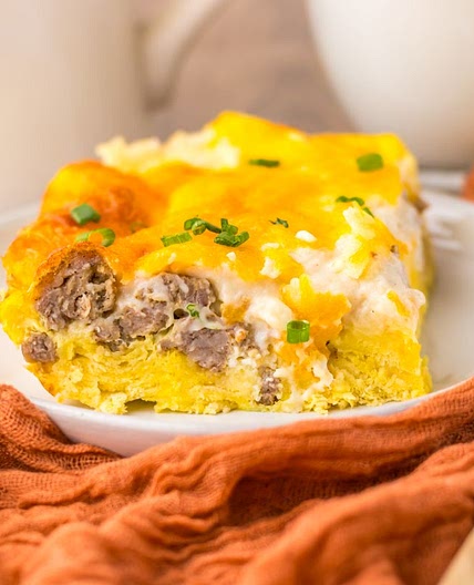 Sausage Biscuits and Gravy Casserole