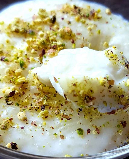 Lebanese rice pudding (Riz Bi Haleeb)