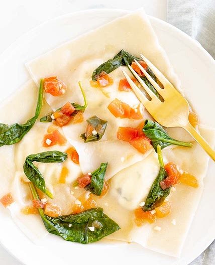 Goat Cheese Ravioli