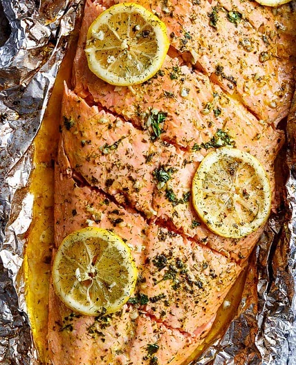 Lemon Butter Garlic Salmon