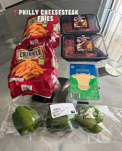 Philly Cheesesteak fries