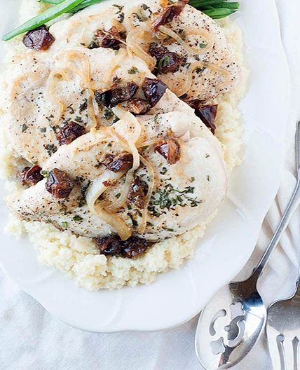 Chicken with Prunes and Sage