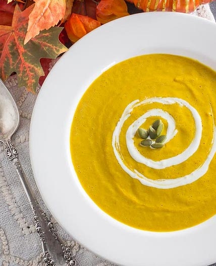 Low FODMAP Spicy Smoky Pumpkin Soup