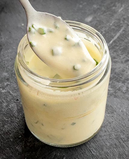 Creme Fraiche and Chives Dressing