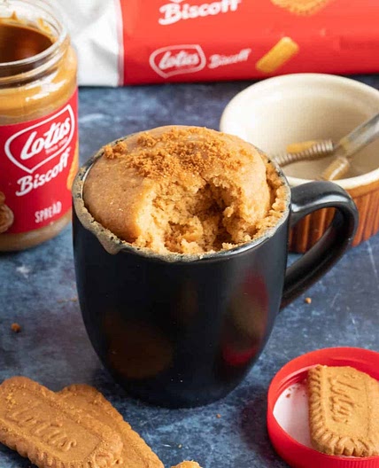 Lotus Biscoff Mug Cake Recipe