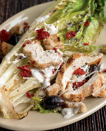 Healthier Grilled Caesar Salad