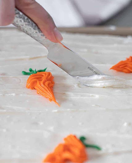 Sheet Pan Carrot Cake Bars Recipe