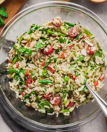 Vegan Orzo Pasta Salad