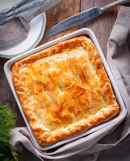 Chicken and Leek Pot Pie
