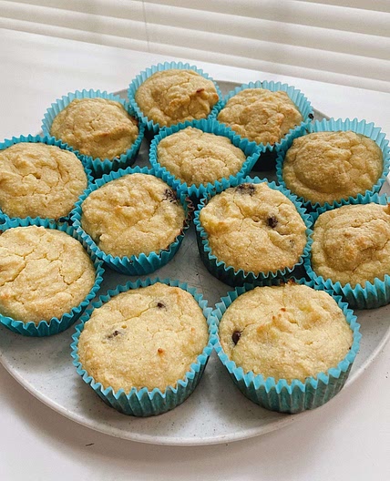 Almond Flour Banana Muffins