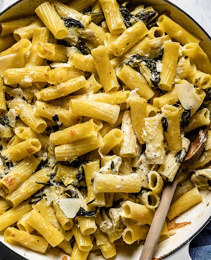Spinach Artichoke Pasta Bake