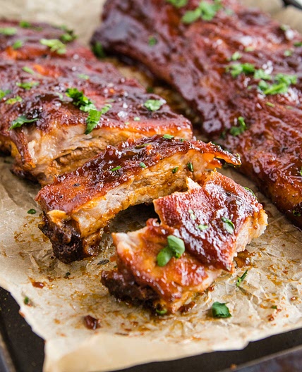 Honey Garlic Oven-Baked Barbecue Ribs