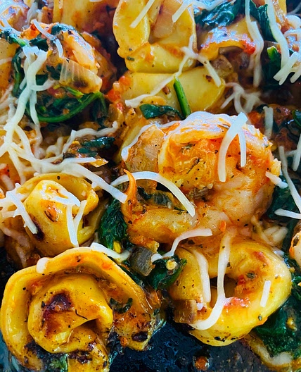 Blackstone Red Pepper Shrimp Tortellini